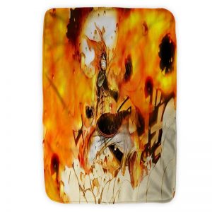 Dragon Slayer Natsu Dragneel Fire Fist Fairy Tail Blanket Small (30 x 40 in) Official Fairy Tail Merch
