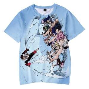 Erza Scalert Power Up Clouds Queen Titania Fairy Tail T-shirt XXS Official Fairy Tail Merch