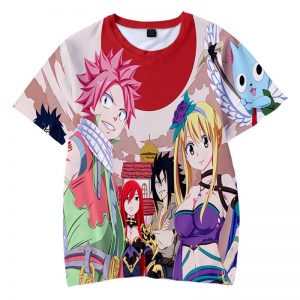 Fairy Tail Guild Soft Brushed Natsu Lucy Guild Fairy Tail T-Shirt XXS Offizieller Fairy Tail Merch