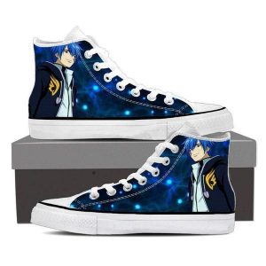 Blue Magnolia Customized Jellal Fairy Tail Sneaker Schuhe 5 Offizieller Fairy Tail Merch