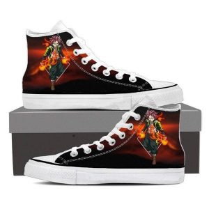 Natsu Black Magnolia Customized 3D in Shoes Fairy Tail Shoes 5 Official Fairy Tail Merch