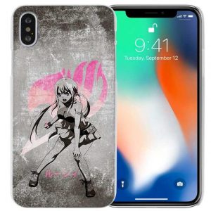 Lucy Stencil Fairy Tail iPhone Case フェアリーテイル Apple iPhones for iPhone 4 4S / Grey Official Fairy Tail Merch