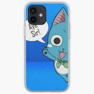 fairy tail - happy iPhone Soft Case RB0607 product Offical Fairy Tail Merch