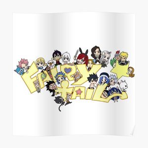 Chibi fairy  Poster RB0607 product Offical Fairy Tail Merch
