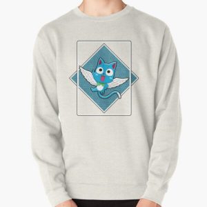 HAPPY IN THE BLUE BOX Pullover Sweatshirt RB0607 product Offical Fairy Tail Merch