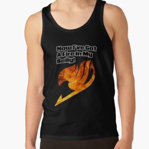 Now I've got a fire in my belly! Tank Top RB0607 product Offical Fairy Tail Merch
