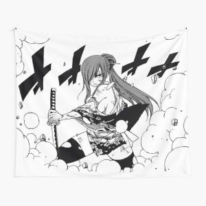 Erza Scarlet (Manga Panel) Wandteppich RB0607 Produkt Offizieller Fairy Tail Merch