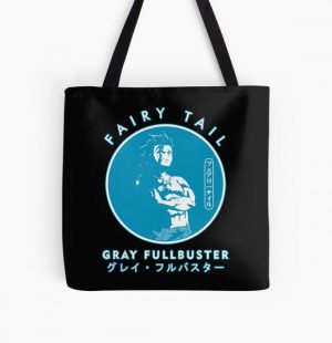 GRIS FULLBUSTER DANS LE CERCLE DE COULEUR All Over Print Tote Bag RB0607 produit Officiel Fairy Tail Merch