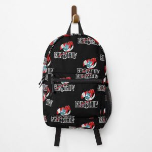 Fairy Tail noir et logo heureux rouge, sac à dos Anime RB0607 produit officiel Fairy Tail Merch